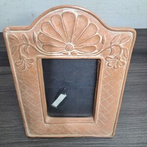 Vintage Meadow Crest Collection Picture Frame 1983 Cathy Gamble Ceramic Floral